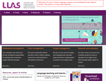 Tablet Screenshot of llas.ac.uk